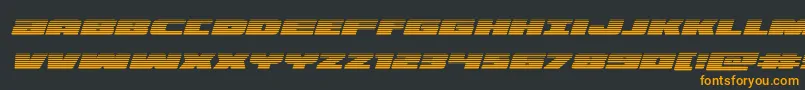 illuminogradital Font – Orange Fonts on Black Background