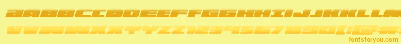 illuminogradital Font – Orange Fonts on Yellow Background