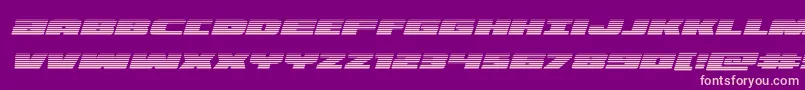 illuminogradital Font – Pink Fonts on Purple Background