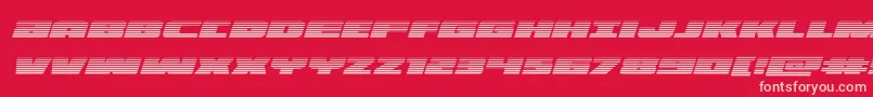 illuminogradital Font – Pink Fonts on Red Background