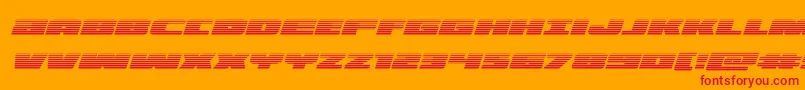illuminogradital Font – Red Fonts on Orange Background