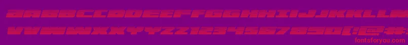 illuminogradital Font – Red Fonts on Purple Background