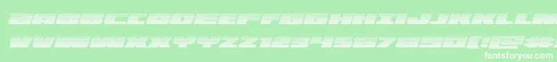 illuminogradital Font – White Fonts on Green Background