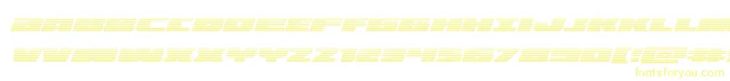 illuminogradital-Schriftart – Gelbe Schriften auf weißem Hintergrund