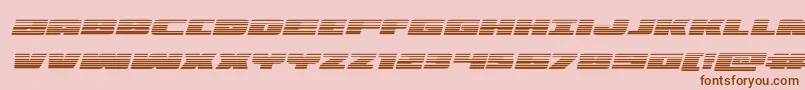 illuminogradital Font – Brown Fonts on Pink Background