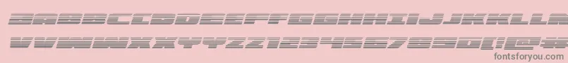 illuminogradital Font – Gray Fonts on Pink Background