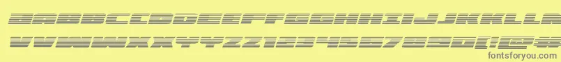illuminogradital Font – Gray Fonts on Yellow Background