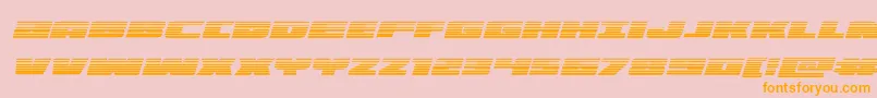 illuminogradital Font – Orange Fonts on Pink Background