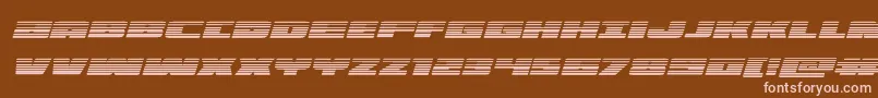 illuminogradital Font – Pink Fonts on Brown Background