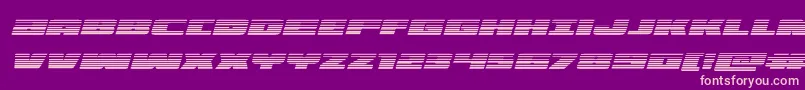 illuminogradital Font – Pink Fonts on Purple Background