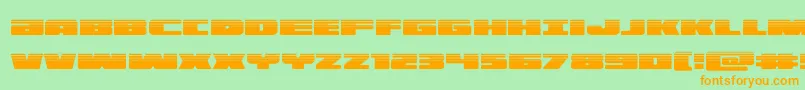 More about illuminohalf Font illuminohalf Font – Orange Fonts on Green Background