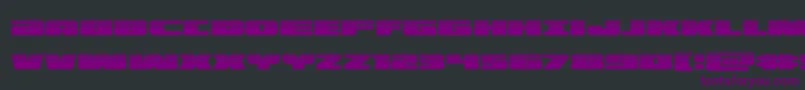 illuminohalf Font – Purple Fonts on Black Background