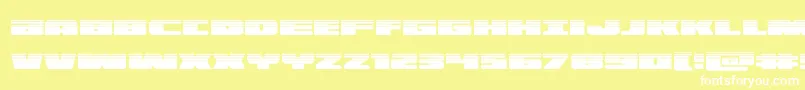 フォントilluminohalf – 黄色い背景に白い文字