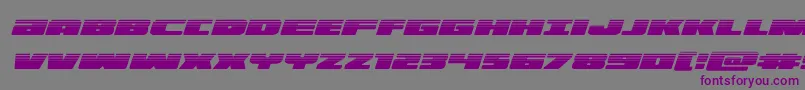 illuminohalfital Font – Purple Fonts on Gray Background