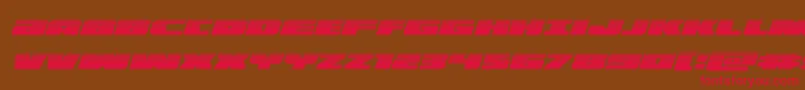 illuminohalfital Font – Red Fonts on Brown Background