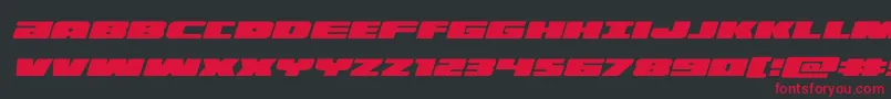 illuminoital Font – Red Fonts on Black Background
