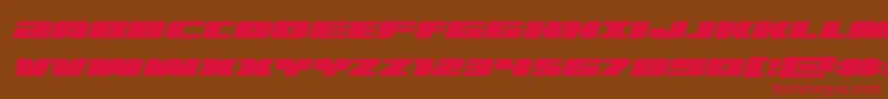 illuminoital Font – Red Fonts on Brown Background