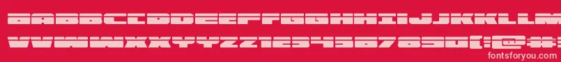 illuminolaser Font – Pink Fonts on Red Background