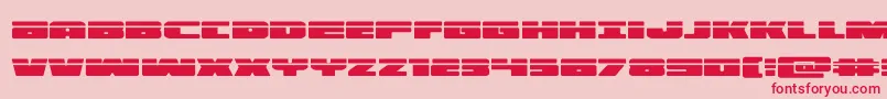 illuminolaser Font – Red Fonts on Pink Background