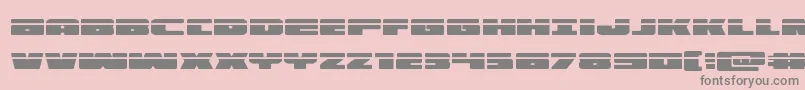 illuminolaser Font – Gray Fonts on Pink Background
