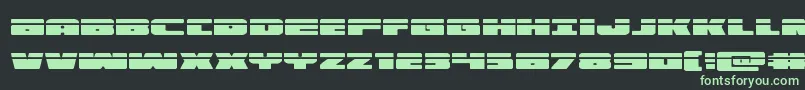illuminolaser Font – Green Fonts on Black Background