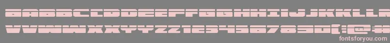 illuminolaser Font – Pink Fonts on Gray Background