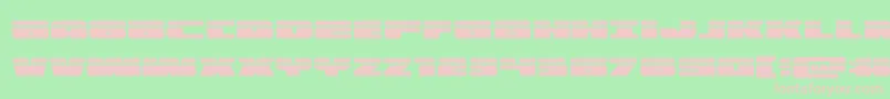 illuminolaser Font – Pink Fonts on Green Background