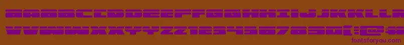 illuminolaser Font – Purple Fonts on Brown Background