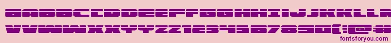 illuminolaser Font – Purple Fonts on Pink Background
