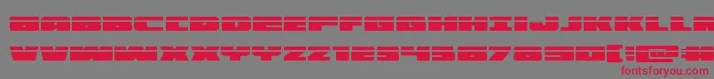 illuminolaser Font – Red Fonts on Gray Background