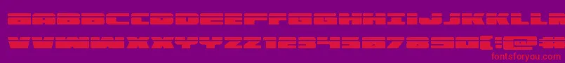 illuminolaser Font – Red Fonts on Purple Background