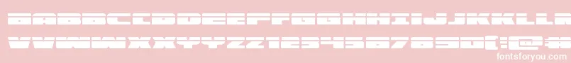 illuminolaser Font – White Fonts on Pink Background