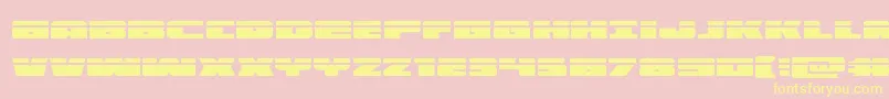 illuminolaser Font – Yellow Fonts on Pink Background
