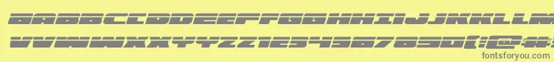 Weitere Informationen zur illuminolaserital-Schriftart illuminolaserital-Schriftart – Graue Schriften auf gelbem Hintergrund