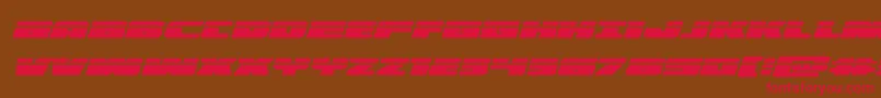 illuminolaserital Font – Red Fonts on Brown Background