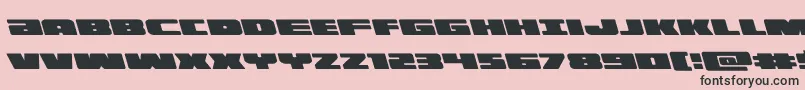 illuminoleft Font – Black Fonts on Pink Background