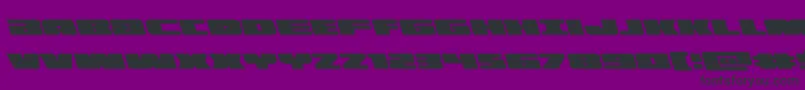 illuminoleft Font – Black Fonts on Purple Background