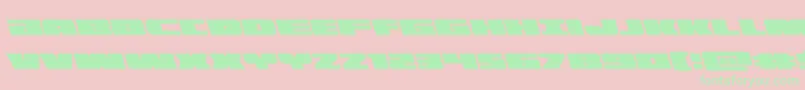 illuminoleft Font – Green Fonts on Pink Background