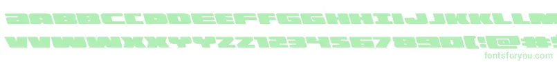 illuminoleft Font – Green Fonts on White Background