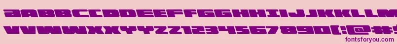 illuminoleft Font – Purple Fonts on Pink Background
