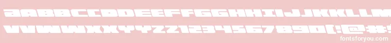 illuminoleft Font – White Fonts on Pink Background