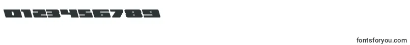 Fonte illuminoleft – fontes para números e dígitos