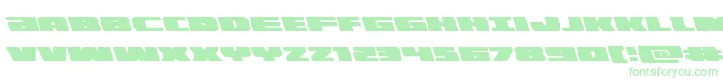 illuminoleft Font – Green Fonts on White Background