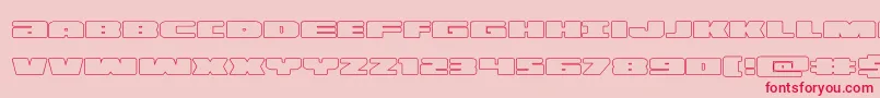 illuminoout Font – Red Fonts on Pink Background