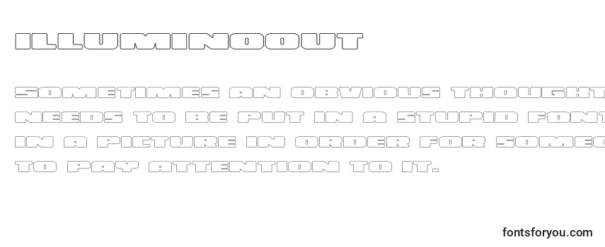 Обзор шрифта Illuminoout (130177)