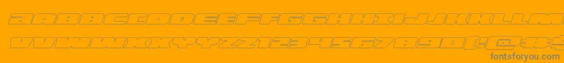 fuente illuminooutital – Fuentes Grises Sobre Fondo Naranja