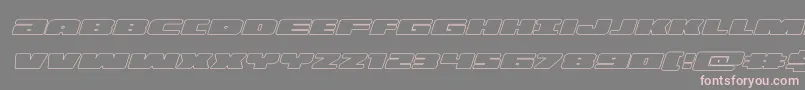 illuminooutital Font – Pink Fonts on Gray Background