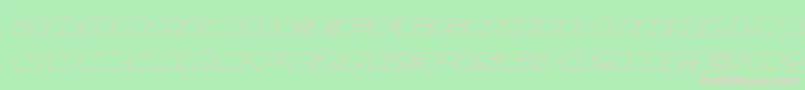 illuminooutital Font – Pink Fonts on Green Background