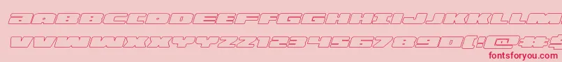 illuminooutital Font – Red Fonts on Pink Background