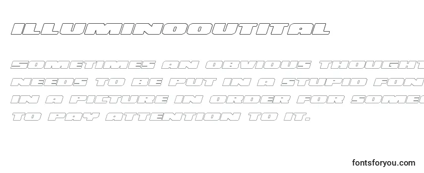 Illuminooutital (130180) フォントのレビュー